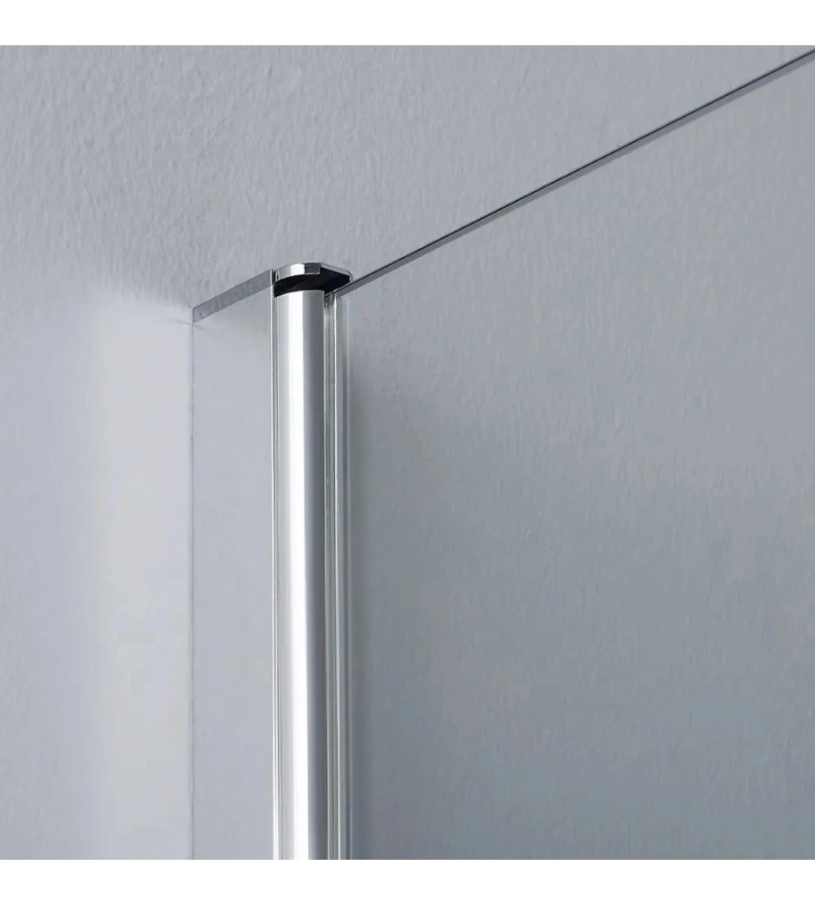 BOX DOCCIA WALK-IN CROMO 6MM, 90X190 CM